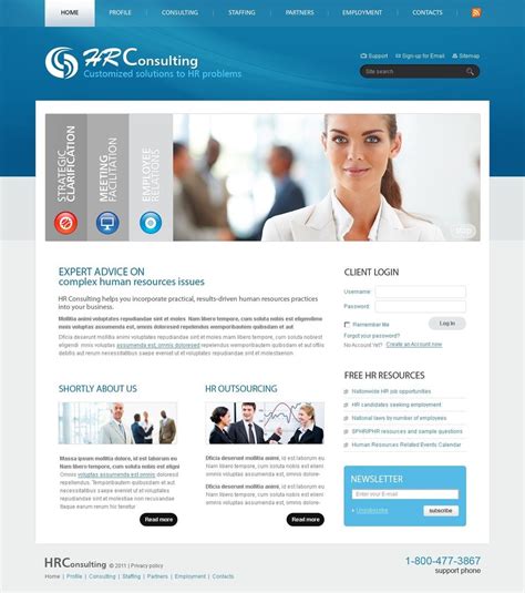 IT consulting website templates