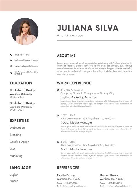 IT Resume Template Download