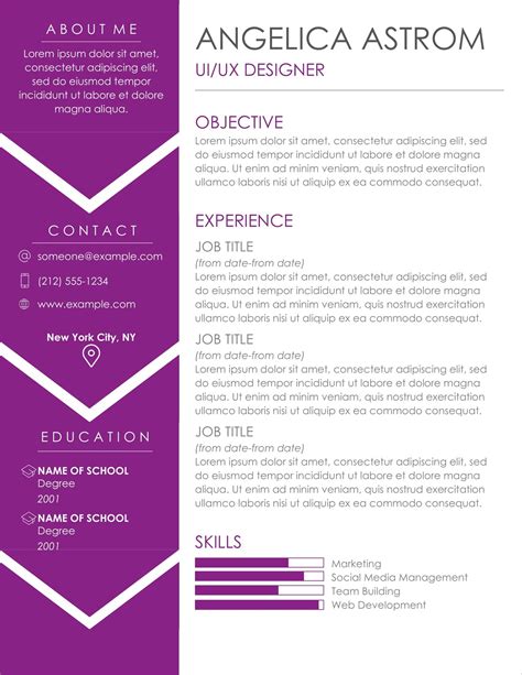 IT Resume Template Download