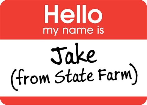 Jake From State Farm Logo Printable