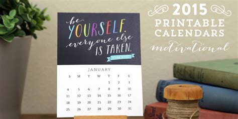 January Calendar Inspiration