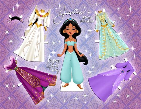 Jasmine Paper Doll