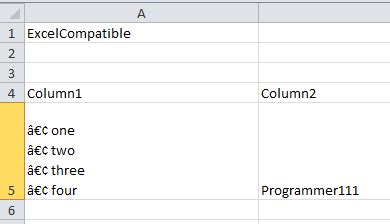 Java UTF-8 Excel Library