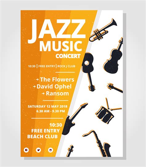 Jazz Concert Poster Design