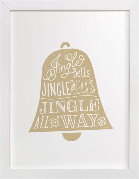 Jingle Bells Lyrics Prints