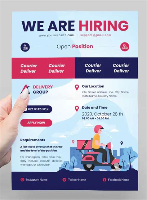 Job Flyer Distribution