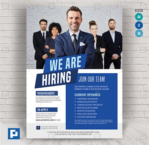 Job Flyer Template 6