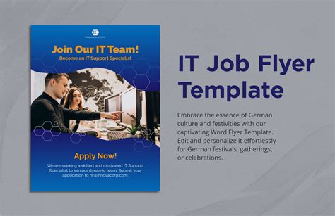 Job Flyer Templates Illustrator