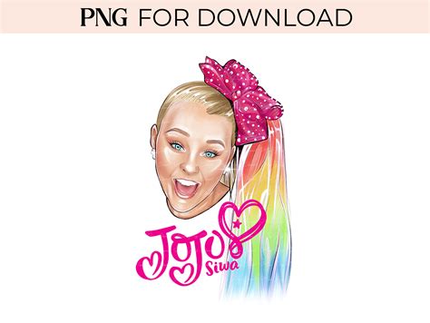 Jojo Siwa clipart printable designs usage