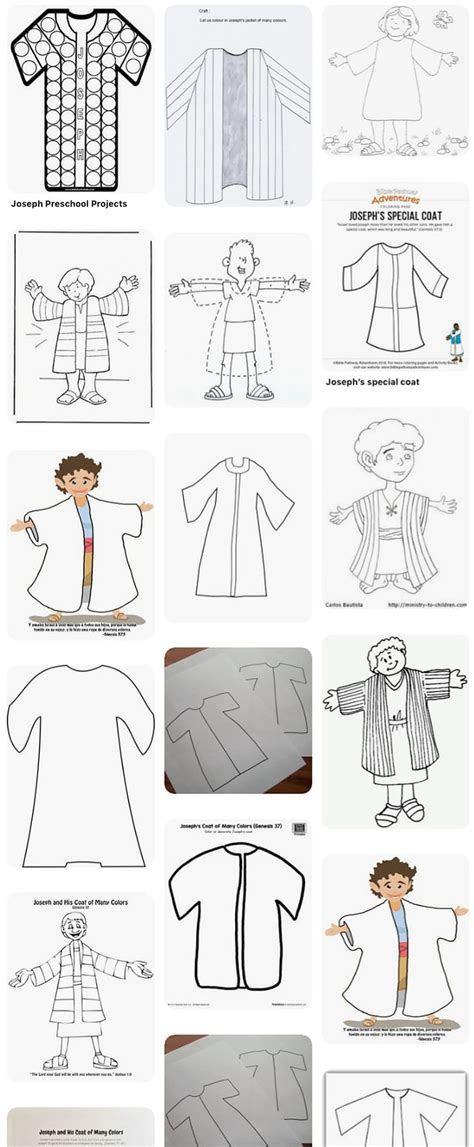 Joseph Coat Templates School