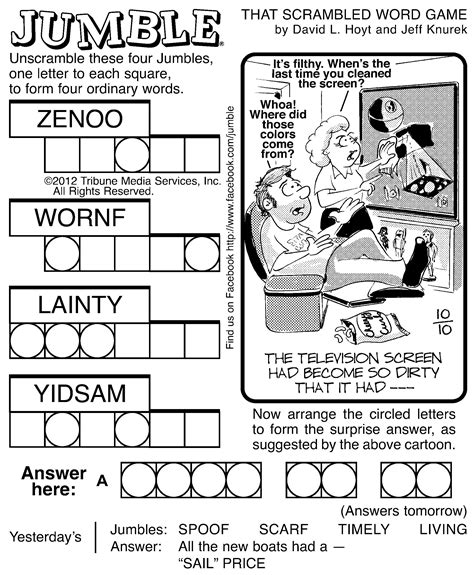 Jumble Puzzle Benefits