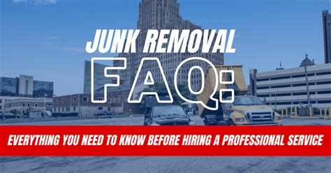 Description of Junk Removal FAQ