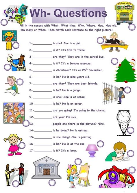 K5 Free Printable English Worksheets