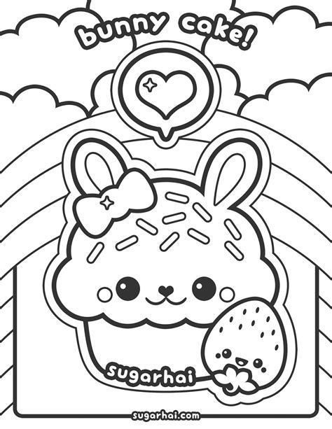 Kawaii coloring pages for creativity