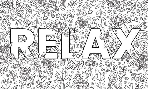 Kawaii coloring pages for relaxation