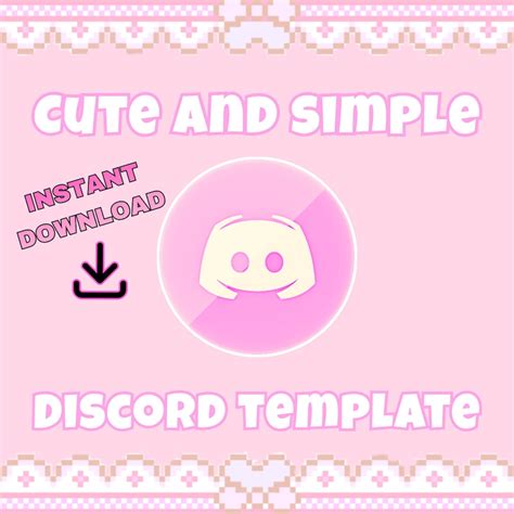 Kawaii Discord Template Example 1