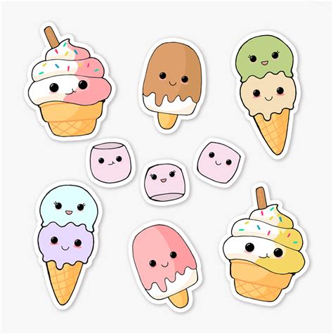 Kawaii Stickers Ideas