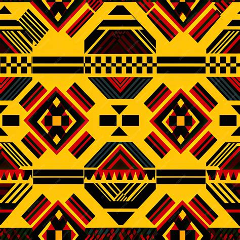 Kente cloth patterns in textiles