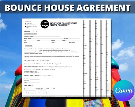 Key Components of Bounce House Rental Agreement