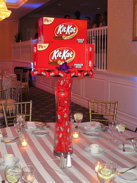 Kit Kat Centerpieces