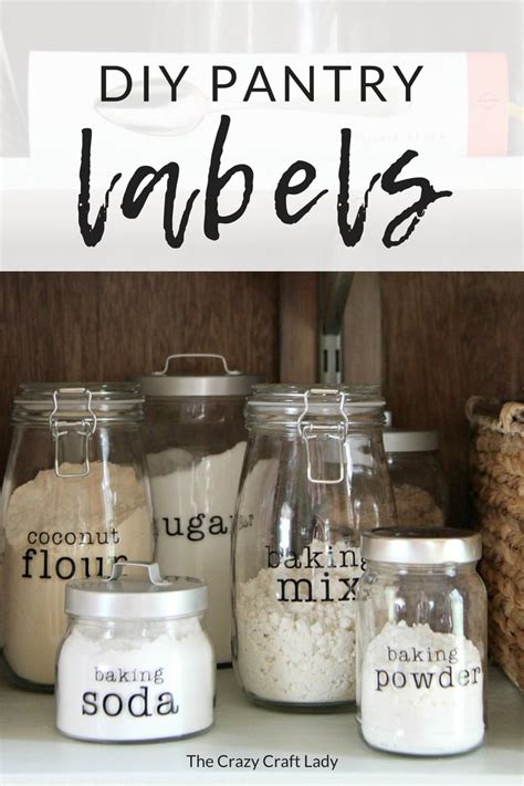 Kitchen Pantry Labels Ideas