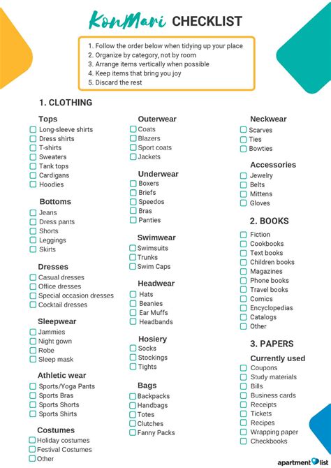 KonMari Checklist Ways Image 10