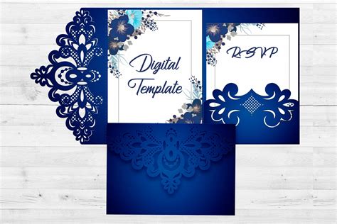 Lace Wedding Invitation Templates