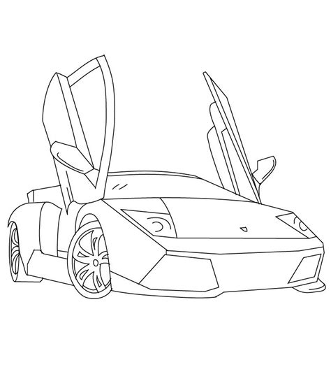 Lamborghini Murcielago Coloring Page