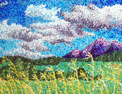 Landscape Dot Art