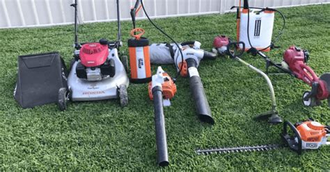 Lawn care equipment used