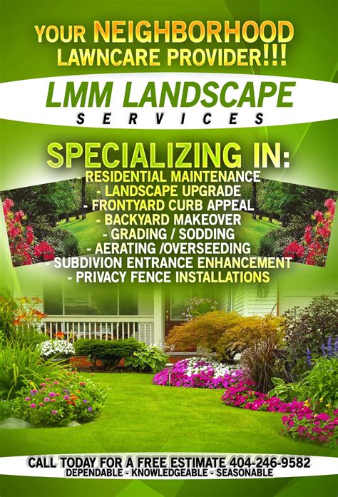 Lawn Care Flyer Ideas