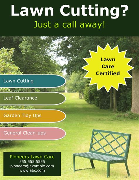 Lawn Care Flyer Templates