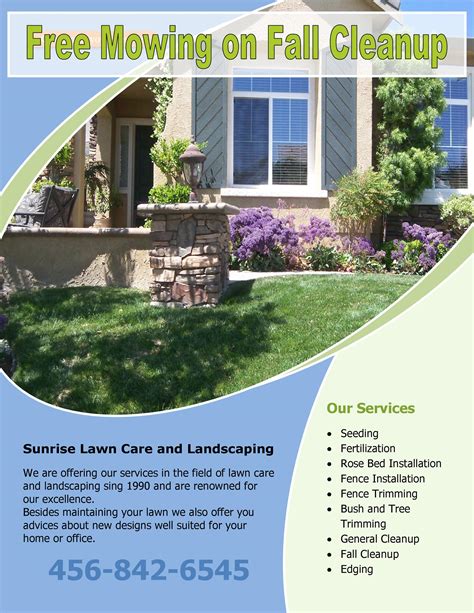 Lawn care template 10