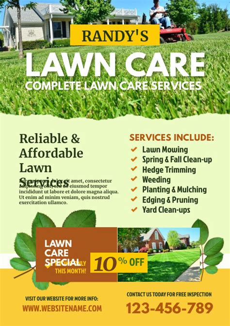 Lawn care template 8