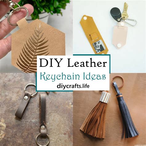 Leather keychain ideas