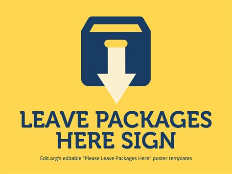 Leave package sign software