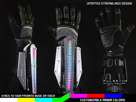 LED Mail Gauntlets