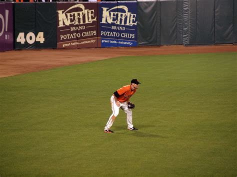 Left Fielder in Action