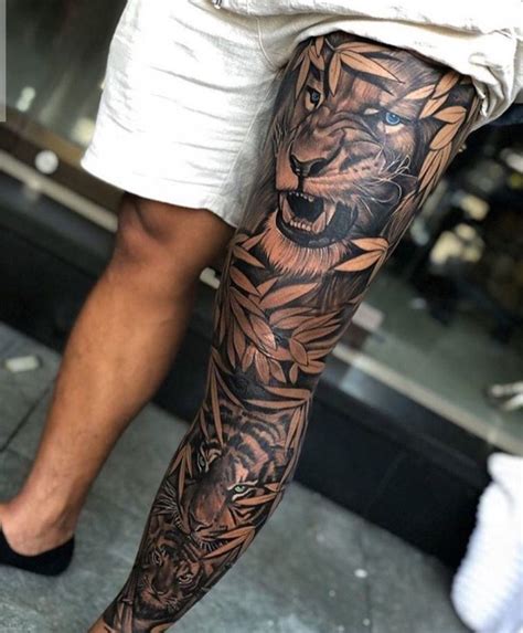 Leg tattoos for men