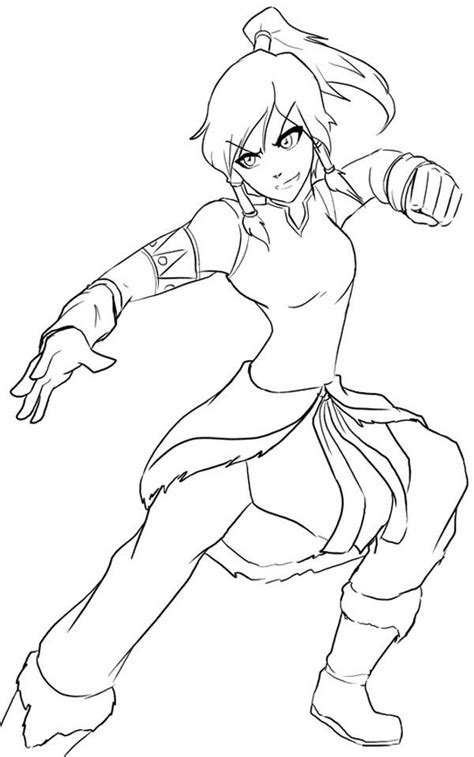 The Legend of Korra Coloring Page