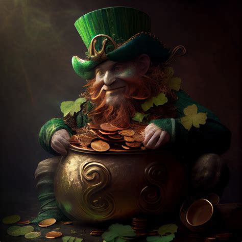 Leprechaun with Pot of Gold