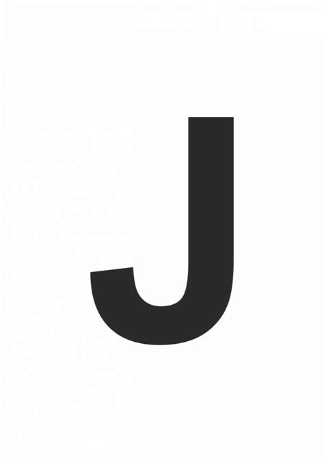 Letter J Flashcard