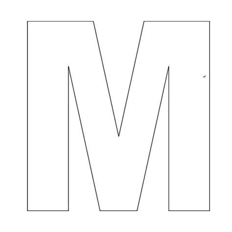 Letter M Template Tutorials