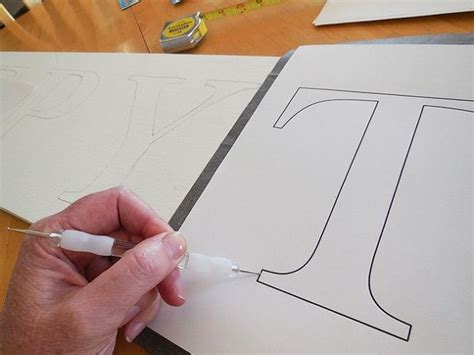 Letter Stencils for Sign Making