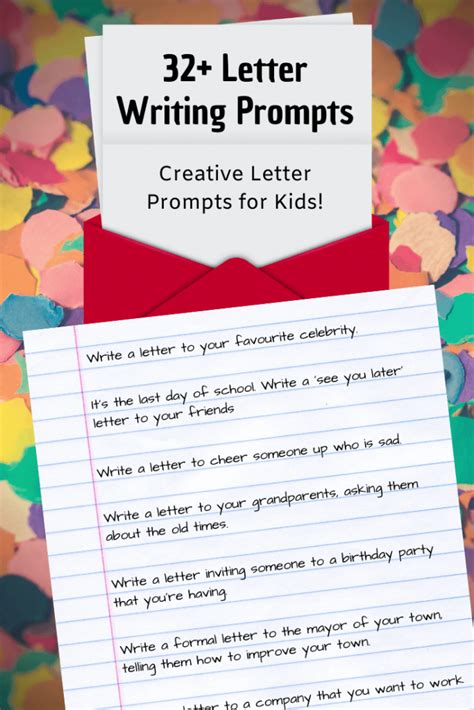 Letter Writing Prompts