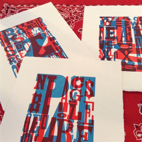 Letterpress Prints