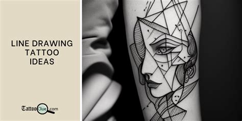 Line art tattoo tips example