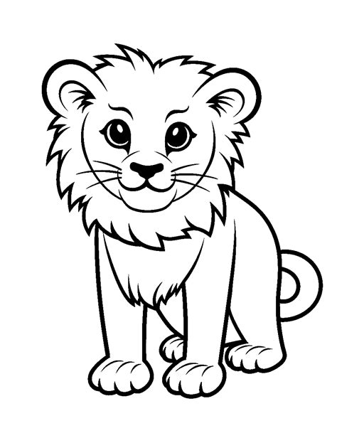 Lion coloring pages with fun quotes