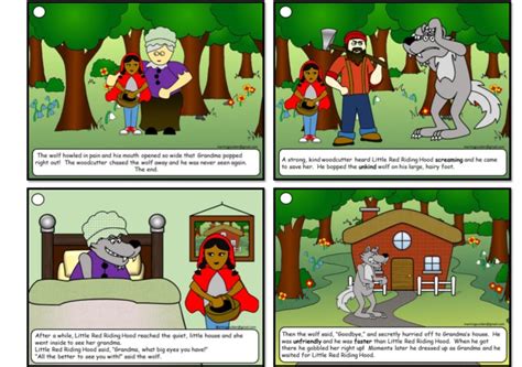 Little Red Riding Hood Story Sequencing