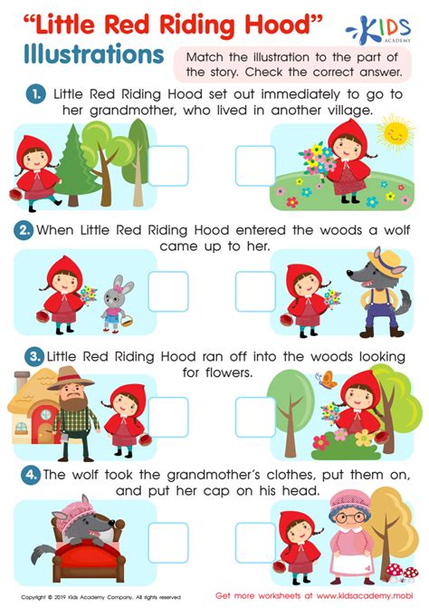 Little Red Riding Hood Worksheets